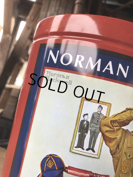 画像6: Advertising Tin Can Norman Rockwell Can't Wait!  (R418) (6)