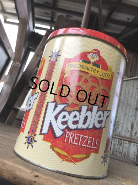 画像1: Advertising Tin Can Keebler Pretzels (R425) (1)