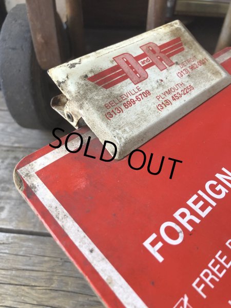 画像7: Vintage D and R Auto Parts Inc Clipboard (R434) (7)