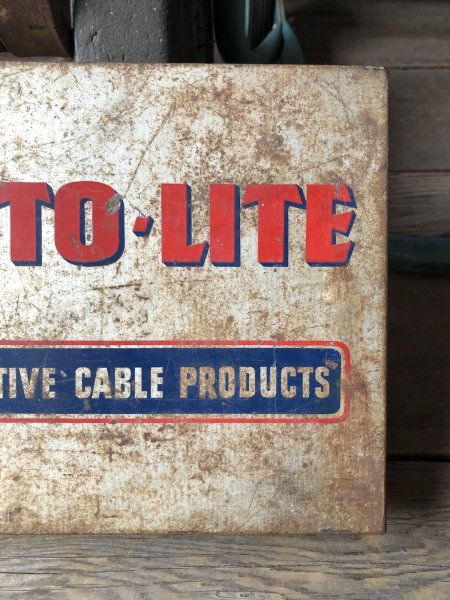 画像14: Vintage Auto-Lite Metal Cabinet (R433) (14)