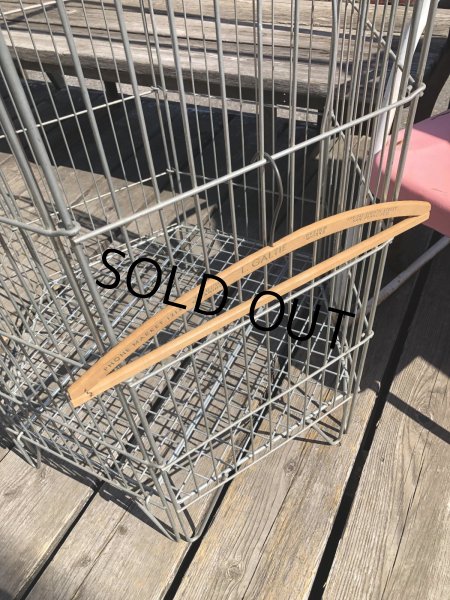 画像9: Vintage Store Display Metal Wire Basket (R435) (9)
