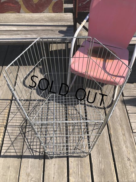 画像6: Vintage Store Display Metal Wire Basket (R435) (6)