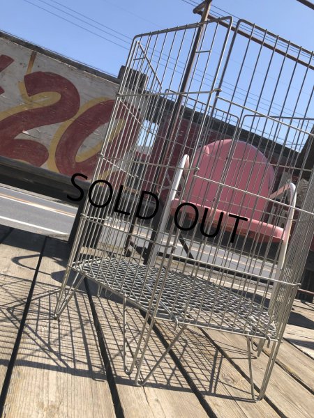 画像5: Vintage Store Display Metal Wire Basket (R435) (5)
