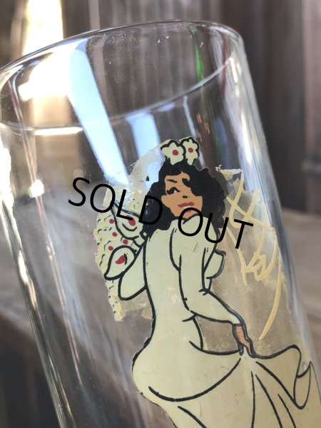 画像4: 50s Vintage Pinup Girl Nude Glass (R438) (4)