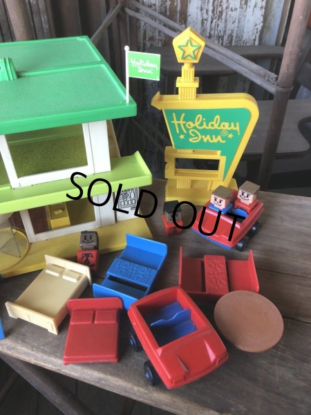 画像22: 70s Vintage Playskool The Familiar Places Holiday Inn Playset (R440) (22)
