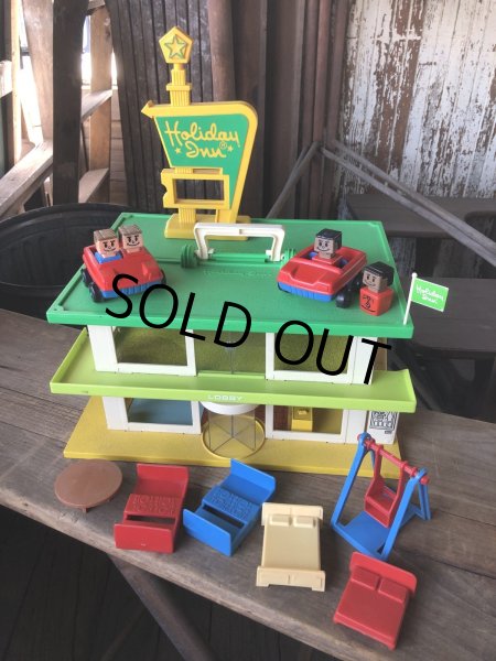 画像9: 70s Vintage Playskool The Familiar Places Holiday Inn Playset (R440) (9)