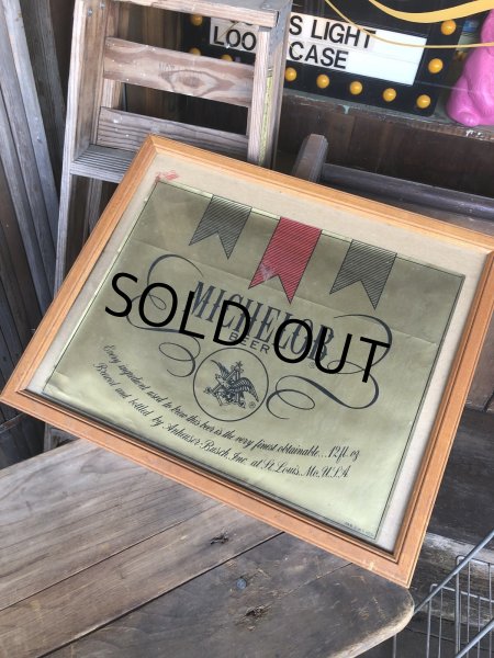 画像4: 70s Vintage Michelob Beer AD w/ Frame (R451) (4)