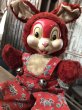 画像9: 50s Vintage Gund Rubber Face Doll Walt Disney Thumper Red (R449) (9)