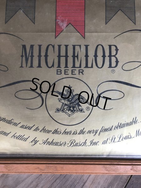画像3: 70s Vintage Michelob Beer AD w/ Frame (R451) (3)