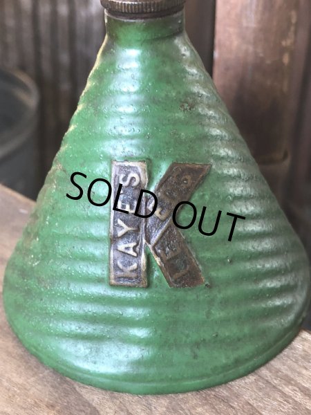 画像11: Antique England Kaye's Handy Thumb Oiler Can (R452) (11)