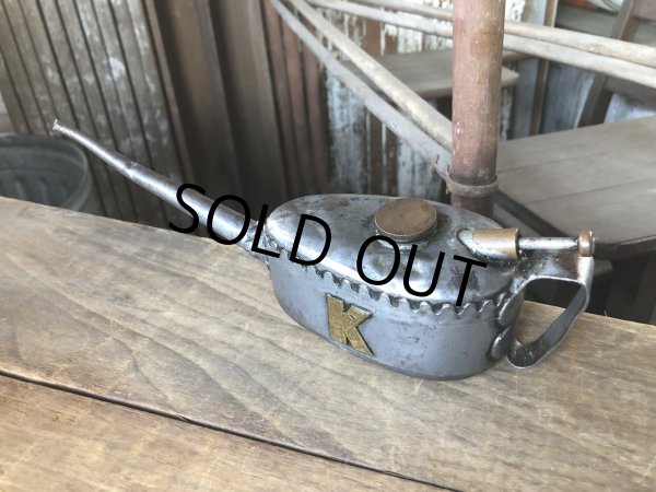 画像5: 20s〜 Antique England Kaye's Oil Can Pump Oiler (R454) (5)