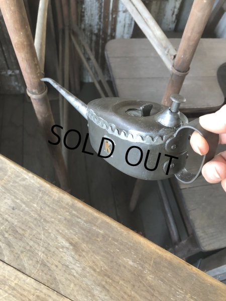 画像5: 20s〜 Antique England Kaye's Oil Can Pump Oiler (R453) (5)