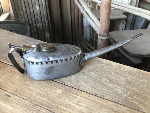 画像7: 20s〜 Antique England Kaye's Oil Can Pump Oiler (R454) (7)
