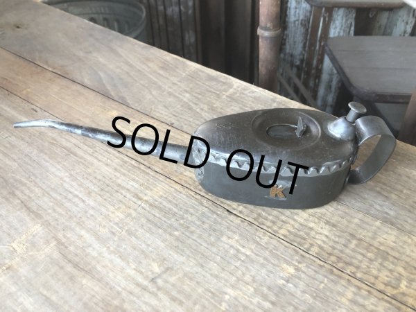 画像11: 20s〜 Antique England Kaye's Oil Can Pump Oiler (R453) (11)