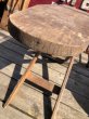 画像12: Vintage American Primitive Wooden Ironing Board Table (B459) (12)