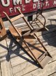 画像17: Vintage American Primitive Wooden Ironing Board Table (B459) (17)