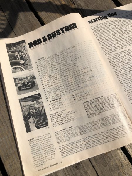 画像2: 70s Vintage Car Magazine ROD & Custom 1972 (B464) (2)