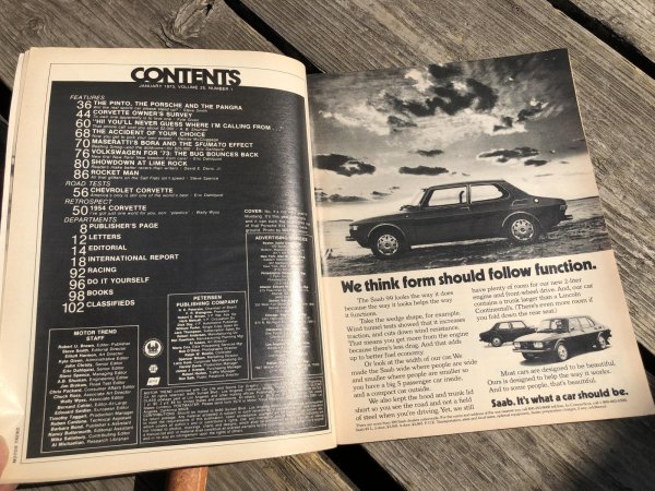 画像2: 70s Vintage Car Magazine Motor Trend 1973 (B476) (2)