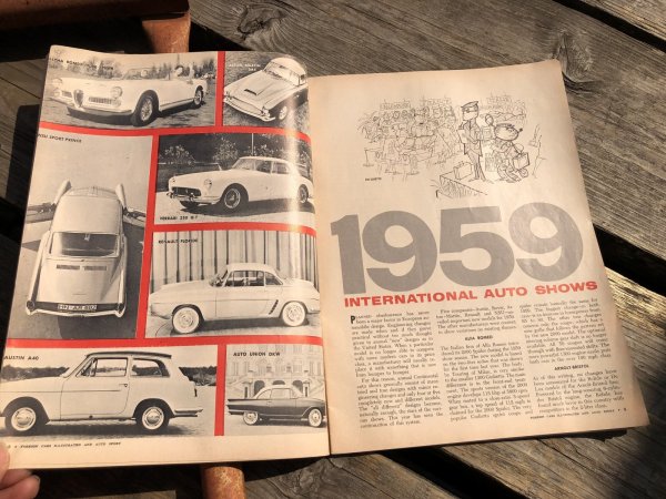 画像2: 50s Vintage Car Magazine Foreign Cars 1959 (B479) (2)
