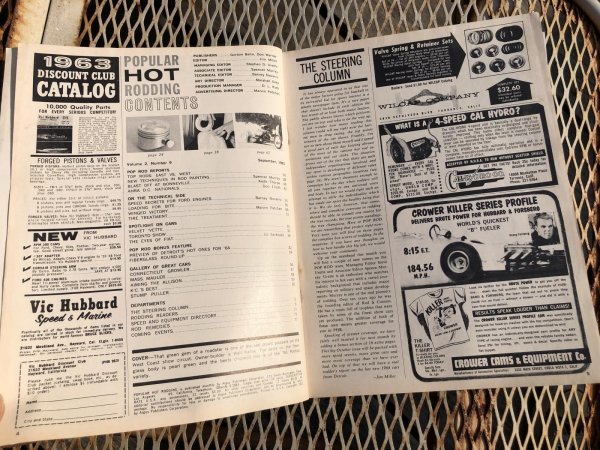 画像2: 60s Vintage Car Magazine Popular Hot Rodding 1963 (B465) (2)