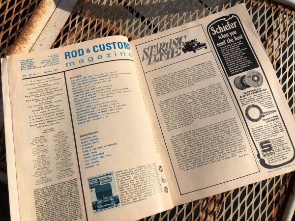 画像2: 70s Vintage Car Magazine ROD & Custom 1971 (B461) (2)