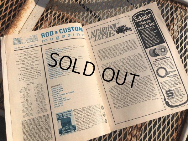 画像2: 70s Vintage Car Magazine ROD & Custom 1971 (B461) (2)