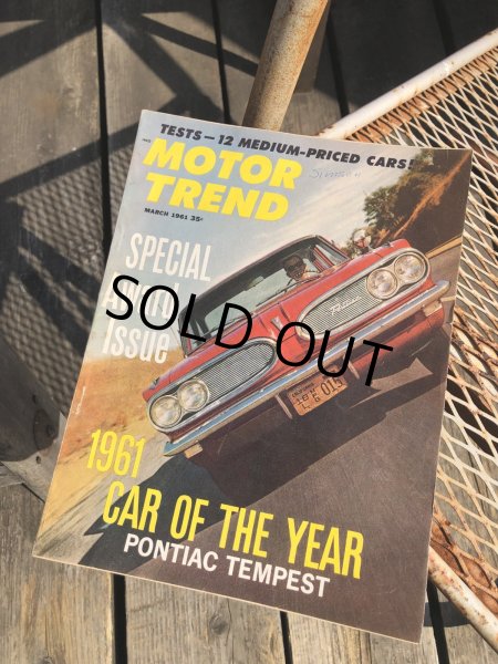 画像1: 60s Vintage Car Magazine Motor Trend 1961 (B483) (1)