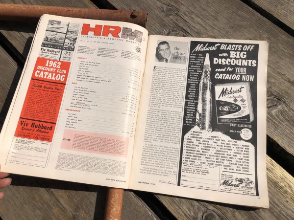 画像3: 60s Vintage Car Magazine Hot Rod 1962 (B469) (3)