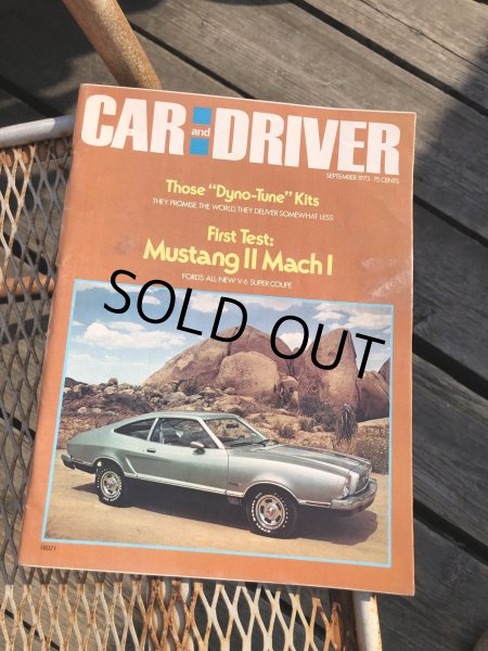 画像1: 70s Vintage Car Magazine Car and Driver 1973 (B477) (1)