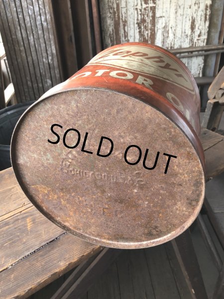 画像5: Vintage Motor Gas Oil 5 Gallon Can Zephyr (R485)  (5)