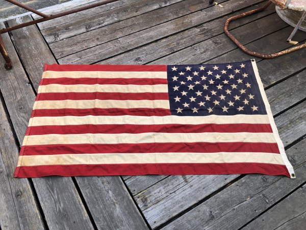 画像11: Vintage United States Flag 50 Stars MADE IN USA  (R488) (11)