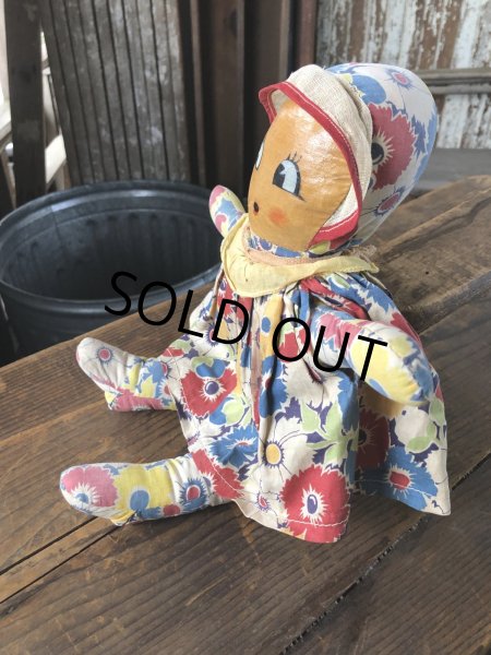 画像2: Vintage Celluloid Face Doll Girl 35cm (R492) (2)