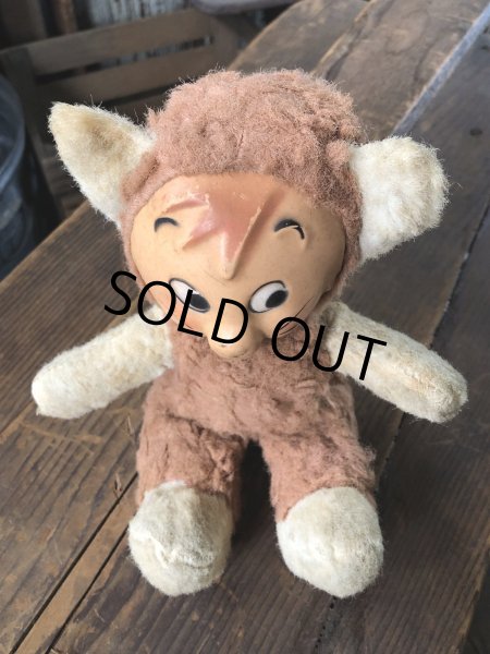 画像9: Vintage  Celluloid Face Doll Kitty Cat 27cm (R495) (9)