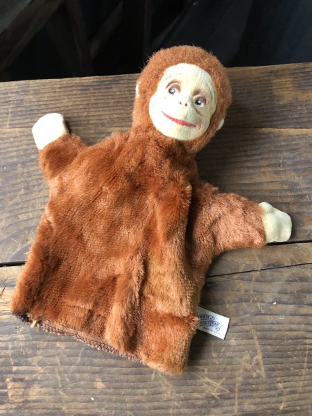 画像7: Vintage Knickerbocker Hand Puppet Doll Monkey (R491) (7)