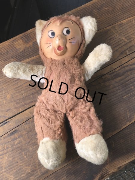 画像4: Vintage  Celluloid Face Doll Kitty Cat 27cm (R495) (4)