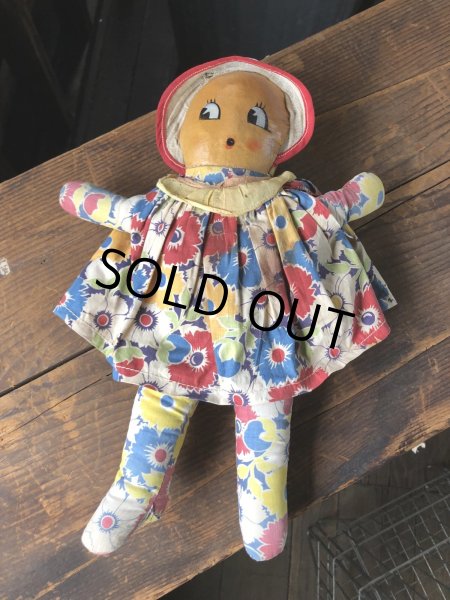 画像6: Vintage Celluloid Face Doll Girl 35cm (R492) (6)