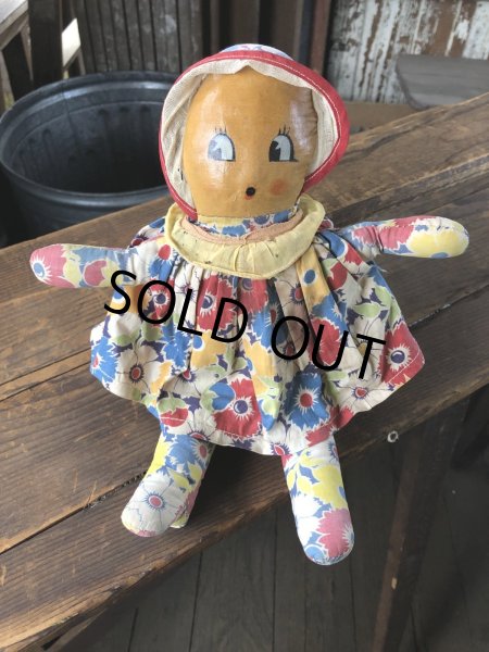 画像5: Vintage Celluloid Face Doll Girl 35cm (R492) (5)