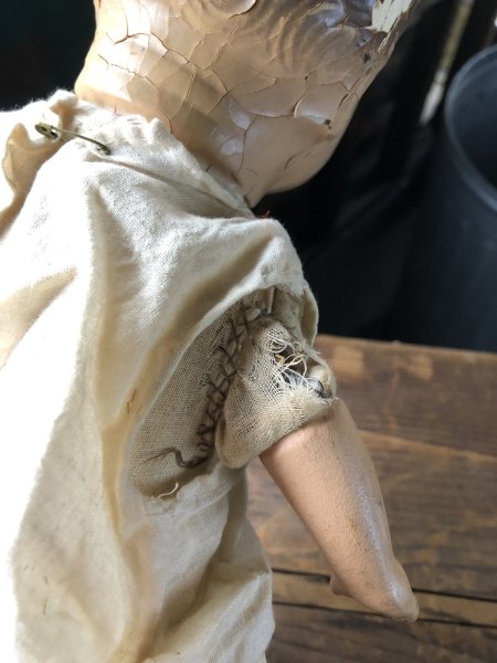 画像8: Vintage Composition Face Doll Baby 40cm (R494) (8)