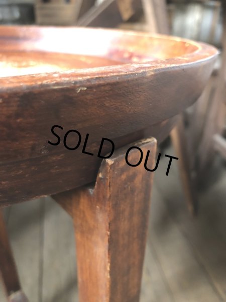 画像5: Antique Wooden Plant Stand (R496) (5)