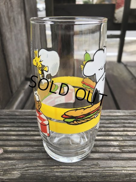 画像7: 70s Vintage Glass Anchor Hocking Snoopy Sandwich & Pasta  (R497) (7)