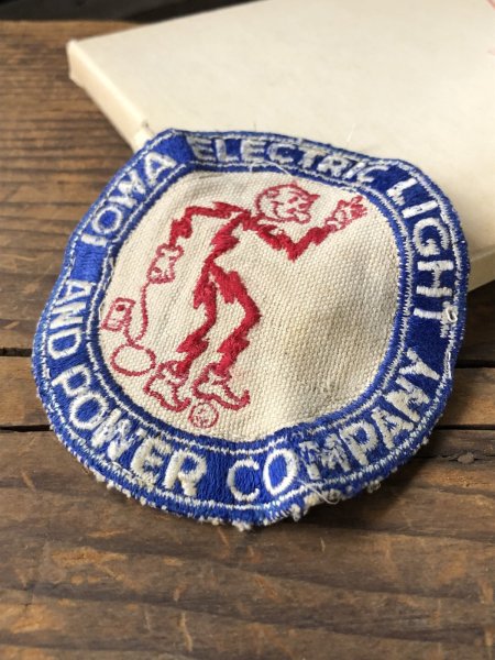 画像2: 40s〜50s era Vintage REDDY KILOWATT Original Advertising Wappen (R509) (2)