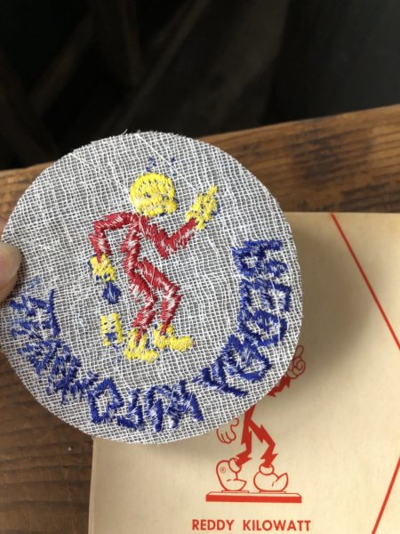 画像5: 60s era Vintage REDDY KILOWATT Original Advertising Wappen (R502) (5)