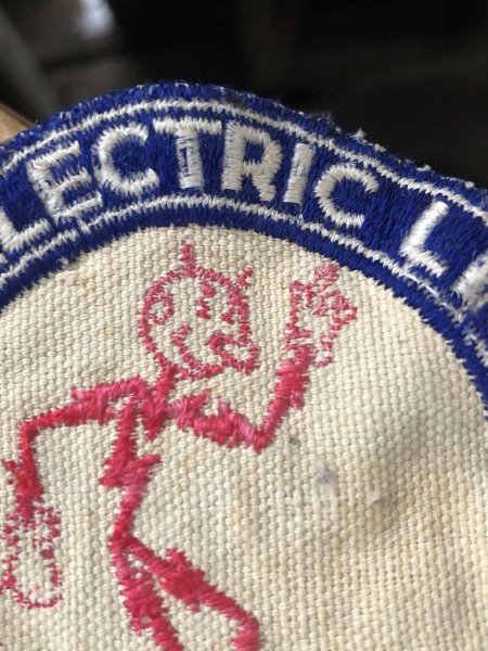 画像6: 40s〜50s era Vintage REDDY KILOWATT Original Advertising Wappen (R508) (6)