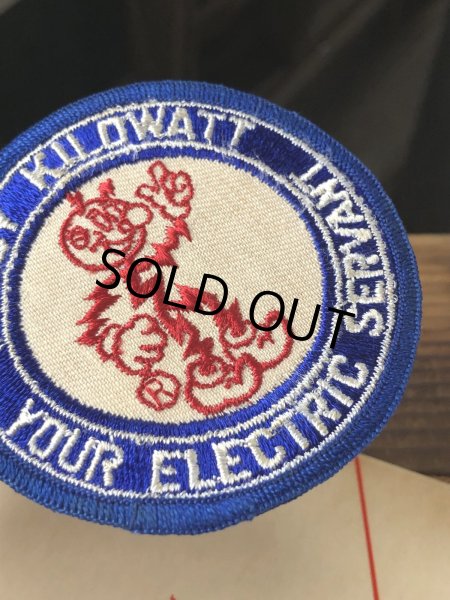 画像2: 60s〜 Vintage REDDY KILOWATT Original Advertising Wappen (R504) (2)