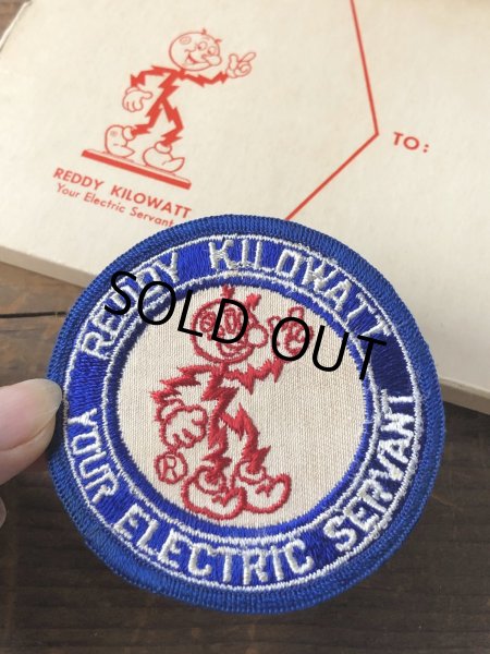 画像1: 60s〜 Vintage REDDY KILOWATT Original Advertising Wappen (R504) (1)