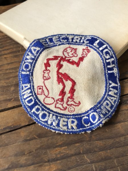 画像5: 40s〜50s era Vintage REDDY KILOWATT Original Advertising Wappen (R509) (5)