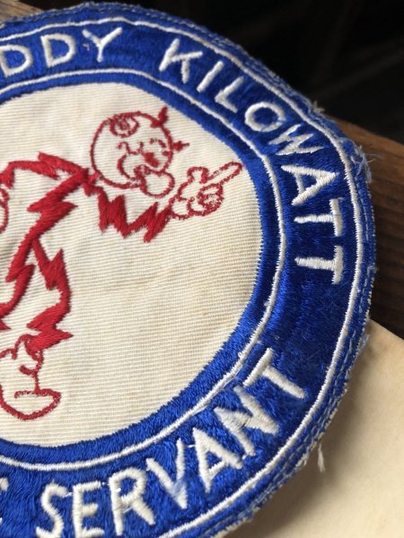 画像3: 〜50s 60s era Vintage REDDY KILOWATT Original Advertising Wappen (R506) (3)