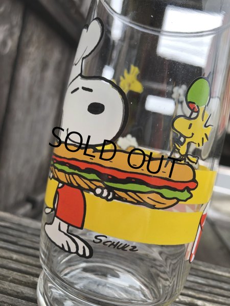 画像3: 70s Vintage Glass Anchor Hocking Snoopy Sandwich & Pasta  (R497) (3)