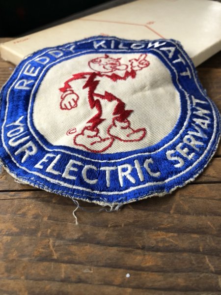 画像5: 〜50s 60s era Vintage REDDY KILOWATT Original Advertising Wappen (R506) (5)
