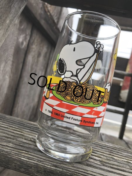 画像5: 70s Vintage Glass Anchor Hocking Snoopy Sandwich & Pasta  (R497) (5)